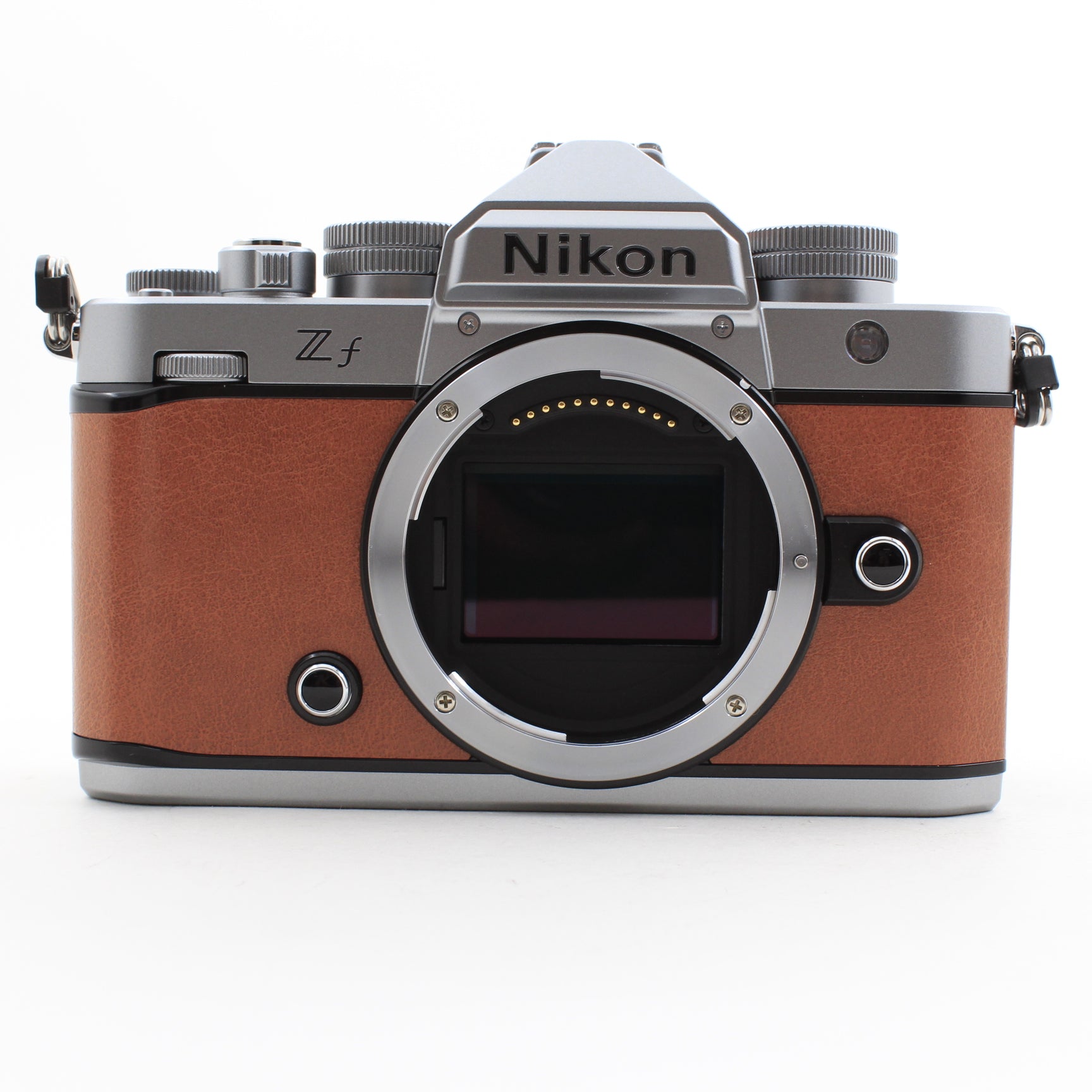 OPEN BOX EXCELLENT * Nikon Zf Mirrorless Camera (Silver & Cognac