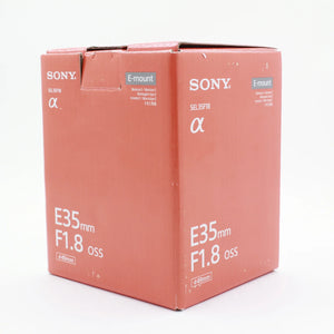 * OPEN BOX EXCELLENT * Sony E 35mm f/1.8 OSS Lens at PROCAM | procam.com