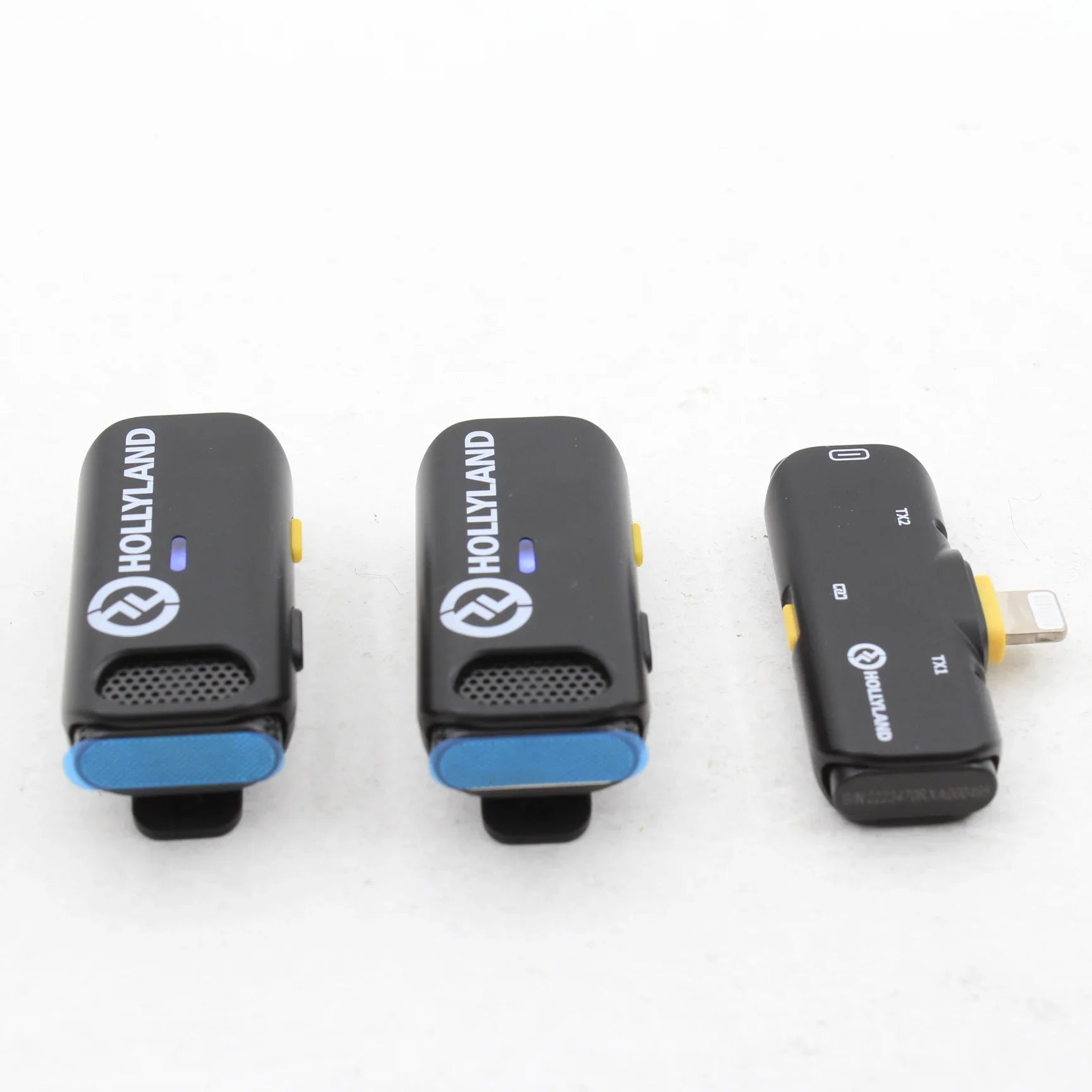 * OPEN BOX EXCELLENT * Hollyland LARK C1 DUO 2-Person Wireless Microphone System with Lightning Connector for iOS Devices (Black, 2.4 GHz) at PROCAM | procam.com