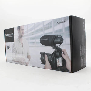 * OPEN BOX EXCELLENT * Saramonic CamMic+ Battery-Powered Camera-Mount Shotgun Microphone for DSLR Cameras and Smartphones at PROCAM | procam.com