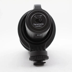 * OPEN BOX EXCELLENT * Saramonic CamMic+ Battery-Powered Camera-Mount Shotgun Microphone for DSLR Cameras and Smartphones at PROCAM | procam.com