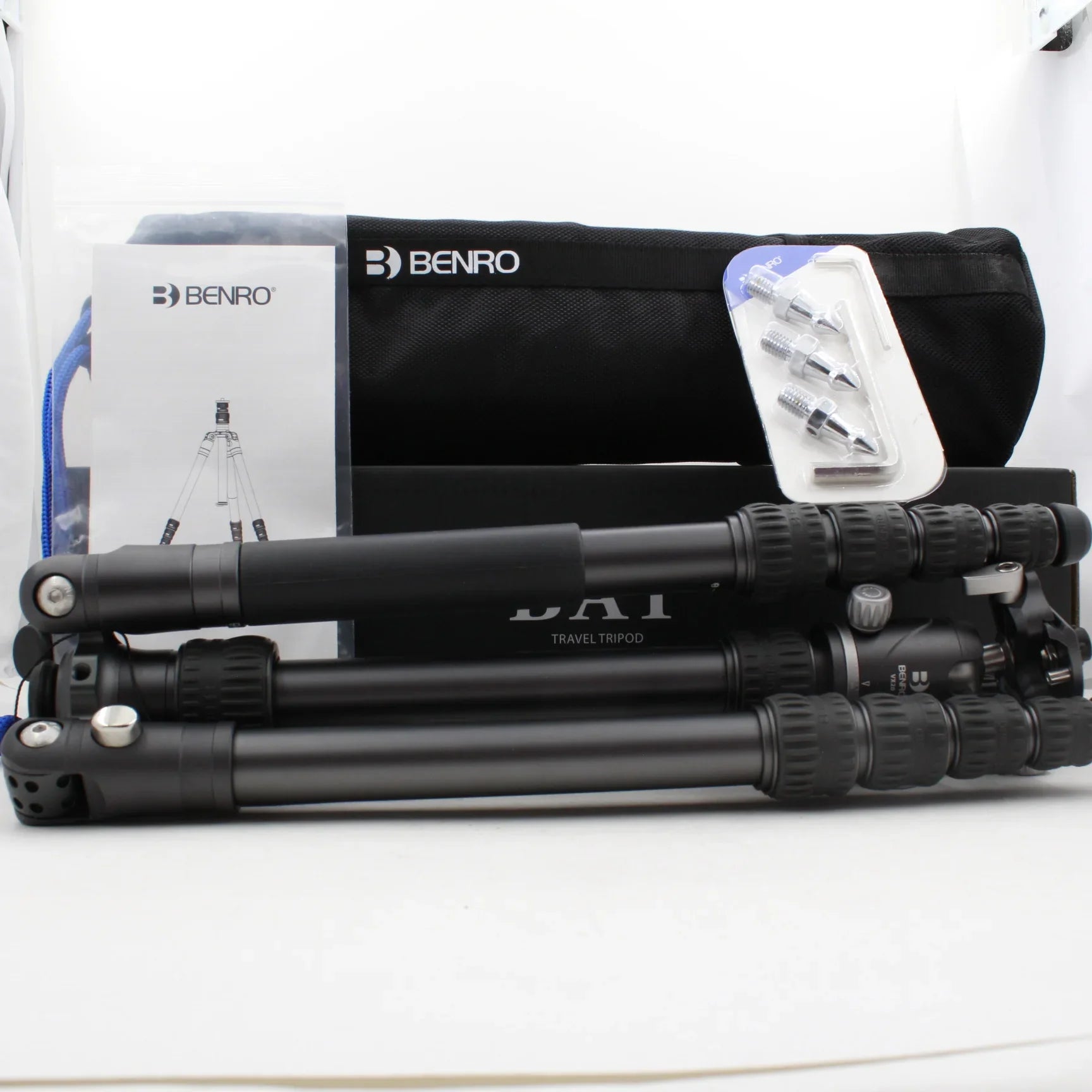 * OPEN BOX EXCELLENT * Benro Bat One Series Aluminum Travel Tripod with VX20 Ball Head (65.2") at PROCAM | procam.com