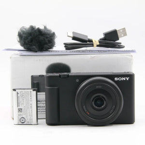 * OPEN BOX GOOD * Sony ZV-1F Vlogging Camera (Black) at PROCAM | procam.com