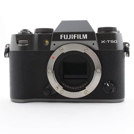 * OPEN BOX GOOD * Fujifilm X-T50 Mirrorless Camera (Charcoal Silver)