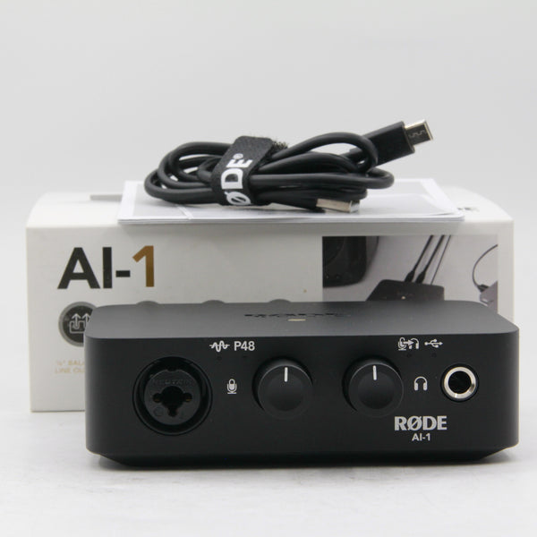 *** OPEN BOX EXCELLENT *** Rode AI-1 Studio-Quality USB Audio Interface