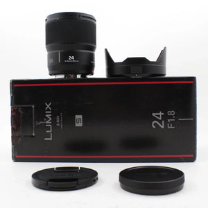 * OPEN BOX EXCELLENT * Panasonic Lumix S 24mm f/1.8 Lens (Leica L-Mount) at PROCAM | procam.com