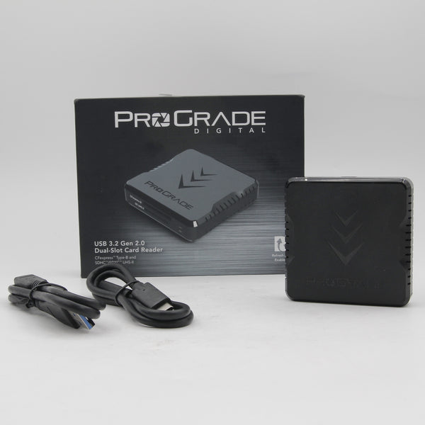 *** OPEN BOX GOOD *** ProGrade Digital CFX_B/SDXC/SDHC USB 3.1 Gen 2 Dual-Slot Card Reader