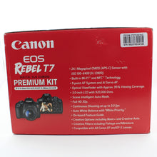 * OPEN BOX EXCELLENT * Canon EOS Rebel T7 DSLR Camera with 18-55mm and 75-300mm Lenses