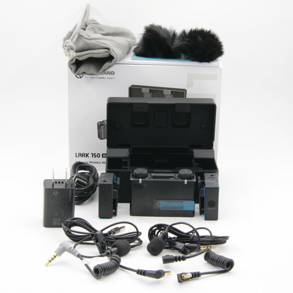 *** OPEN BOX EXCELLENT *** Hollyland LARK 150 2-Person Compact Digital Wireless Microphone System (2.4 GHz, Black)