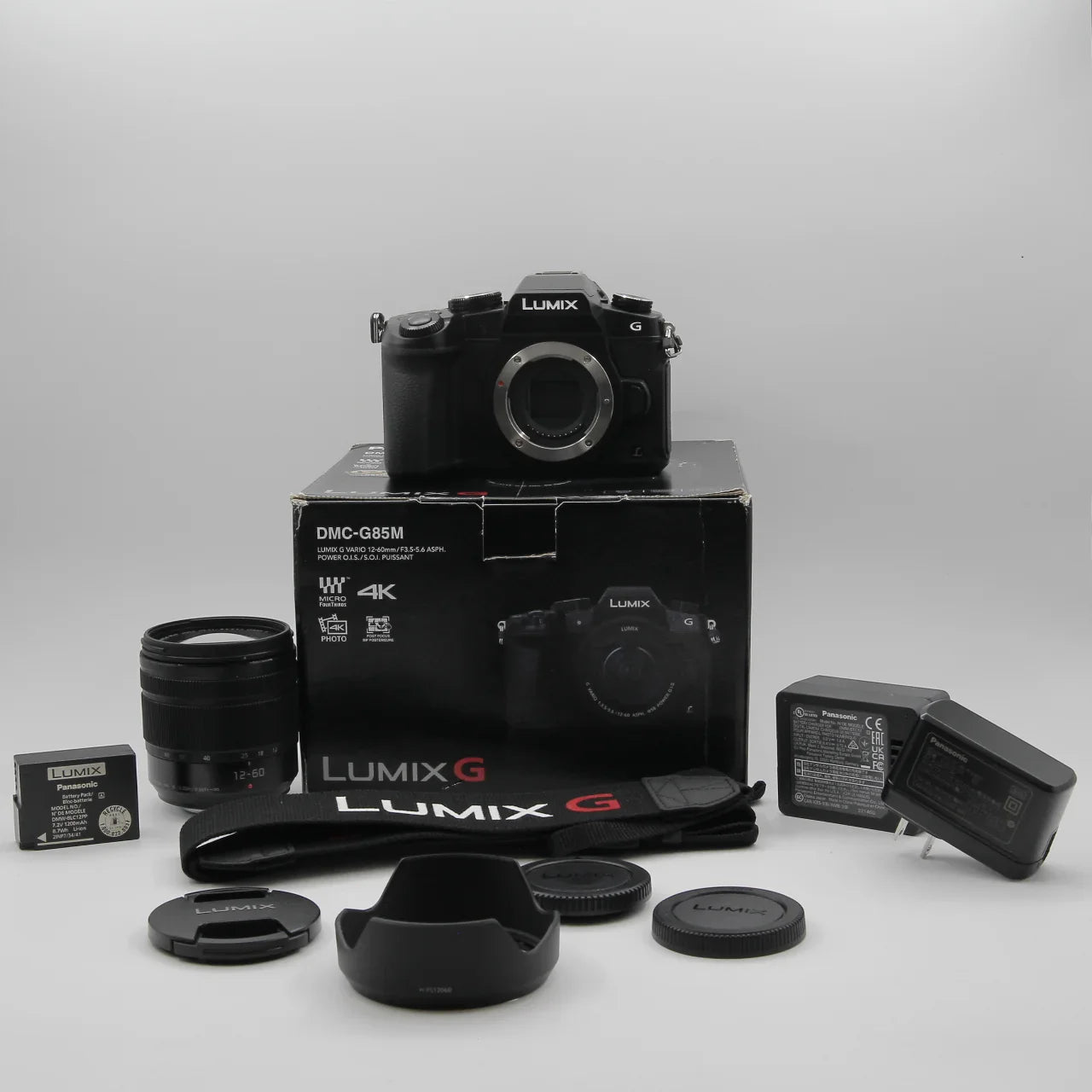 * OPEN BOX GOOD * Panasonic Lumix DMC-G85 Mirrorless Micro Four Thirds Digital Camera with 12-60mm Lens at PROCAM | procam.com
