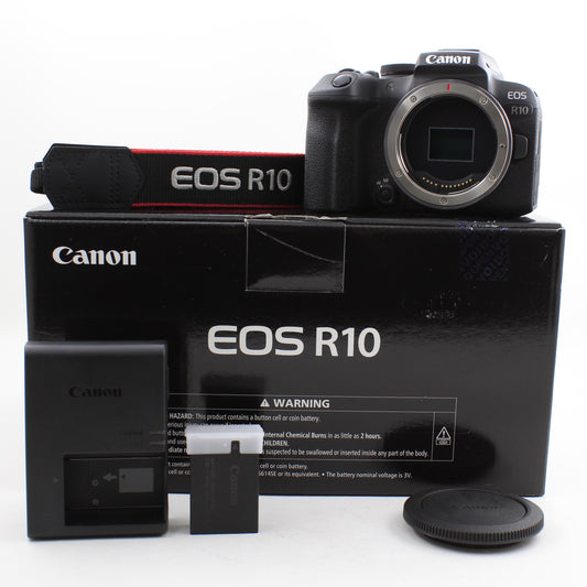 * OPEN BOX EXCELLENT * Canon EOS R10 Mirrorless Digital Camera (Body Only)