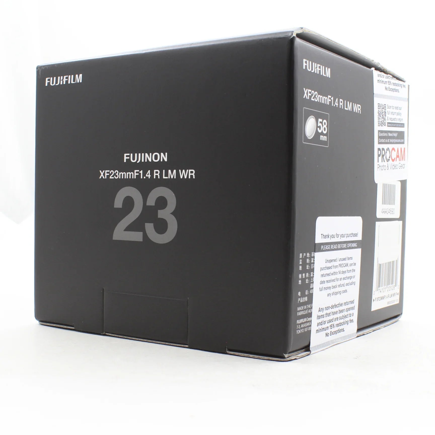 * OPEN BOX GOOD * FUJIFILM XF 23mm f/1.4 R LM WR Lens at PROCAM | procam.com