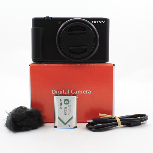 * OPEN BOX EXCELLENT * Sony ZV-1F Vlogging Camera (Black)