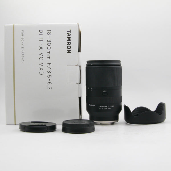 *** OPEN BOX GOOD *** Tamron 18-300mm f/3.5-6.3 Di III-A VC VXD Lens for Sony E