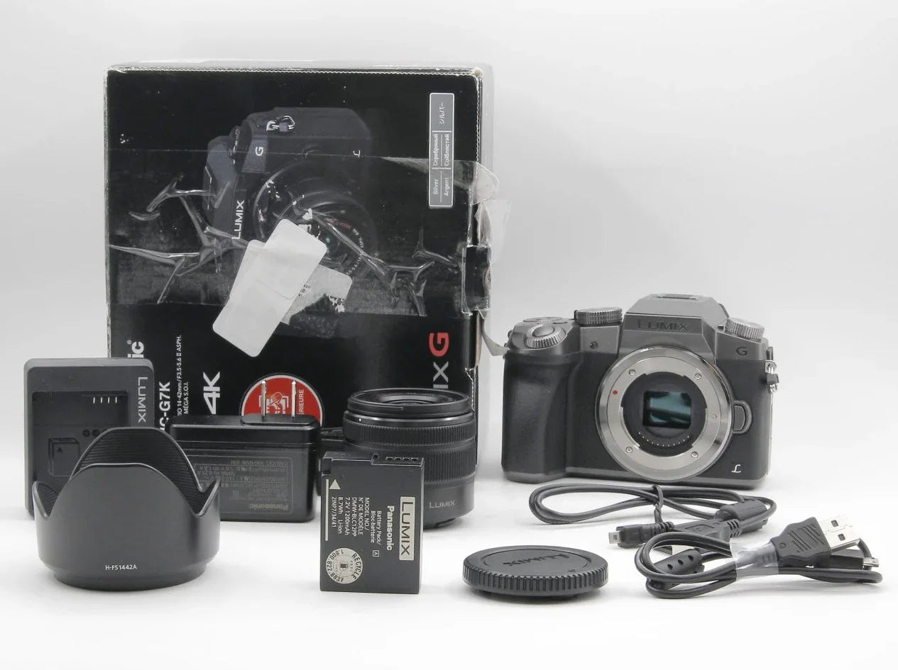 * OPEN BOX GOOD * Panasonic Lumix DMC-G7 Mirrorless Micro Four Thirds Digital Camera with 14-42mm Lens (Silver) at PROCAM | procam.com