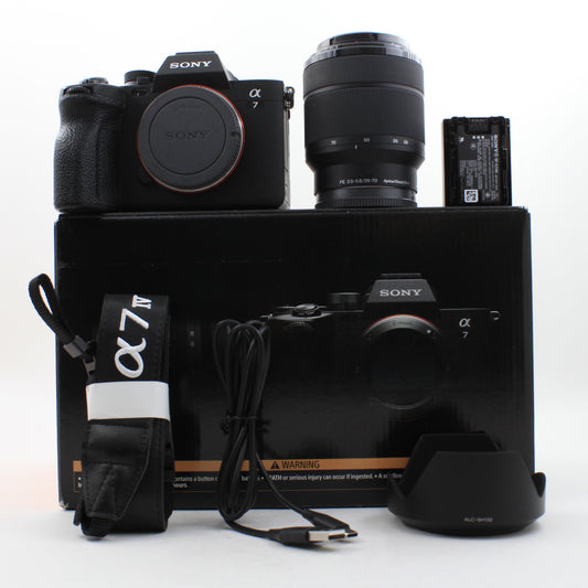 * OPEN BOX FAIR * Sony a7 IV Mirrorless Digital Camera with FE 28-70mm f/3.5-5.6 OSS Lens