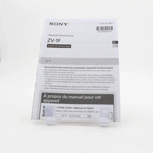 * OPEN BOX EXCELLENT * Sony ZV-1F Vlogging Camera (Black) at PROCAM | procam.com