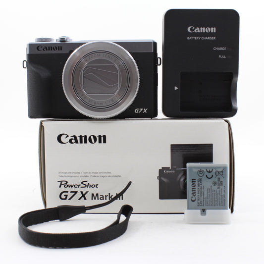 * OPEN BOX EXCELLENT * Canon PowerShot G7 X Mark III Digital Camera (Silver)