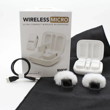 * OPEN BOX EXCELLENT * RODE Wireless Micro 2-Person Ultracompact Wireless Microphone System with USB-C Connector (2.4 GHz, White)