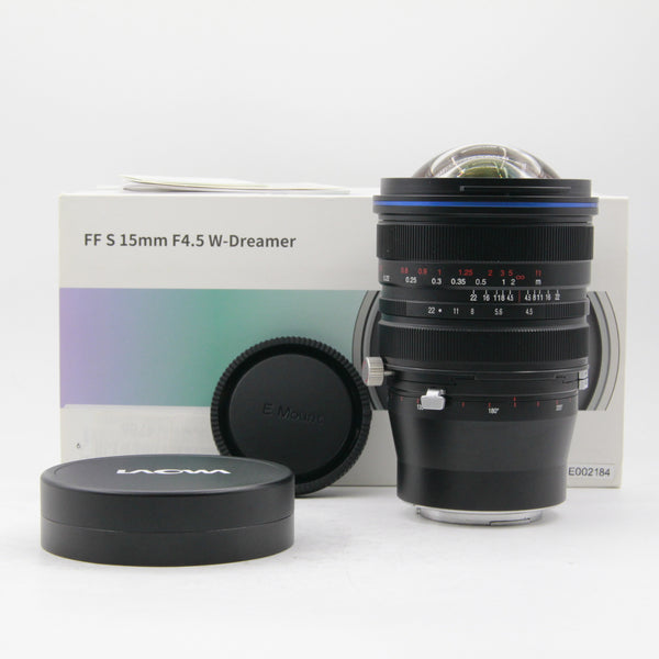 *** OPENBOX EXCELLENT *** Laowa 15mm f/4.5 Zero-D Shift Lens for Sony E