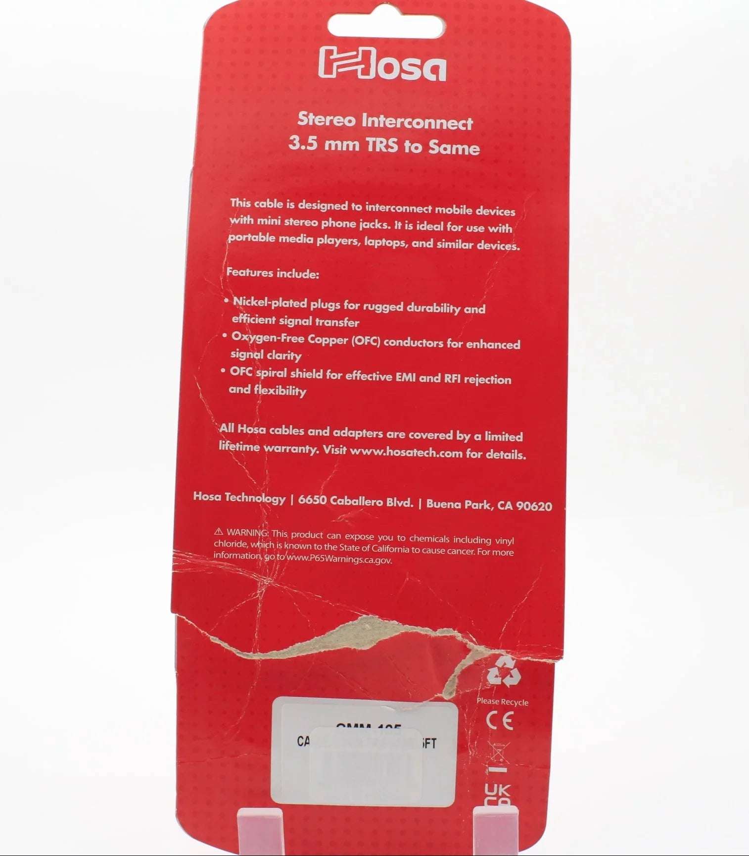 * OPEN BOX EXCELLENT * Hosa Stereo Mini Male to Stereo Mini Male Cable - 5' at PROCAM | procam.com