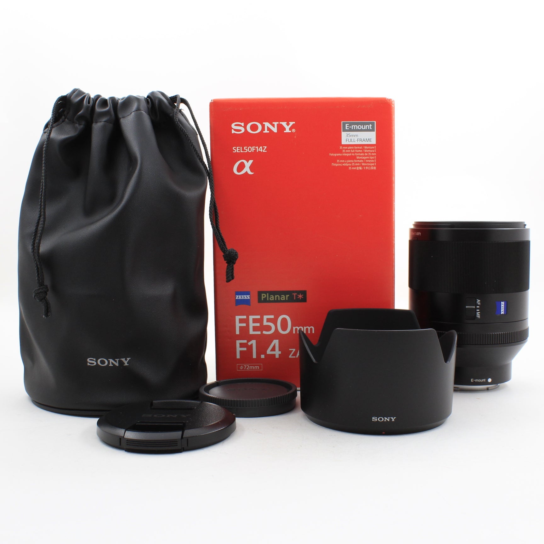 * OPEN BOX EXCELLENT * Sony FE 50mm f/1.4 Planar T* ZA Lens
