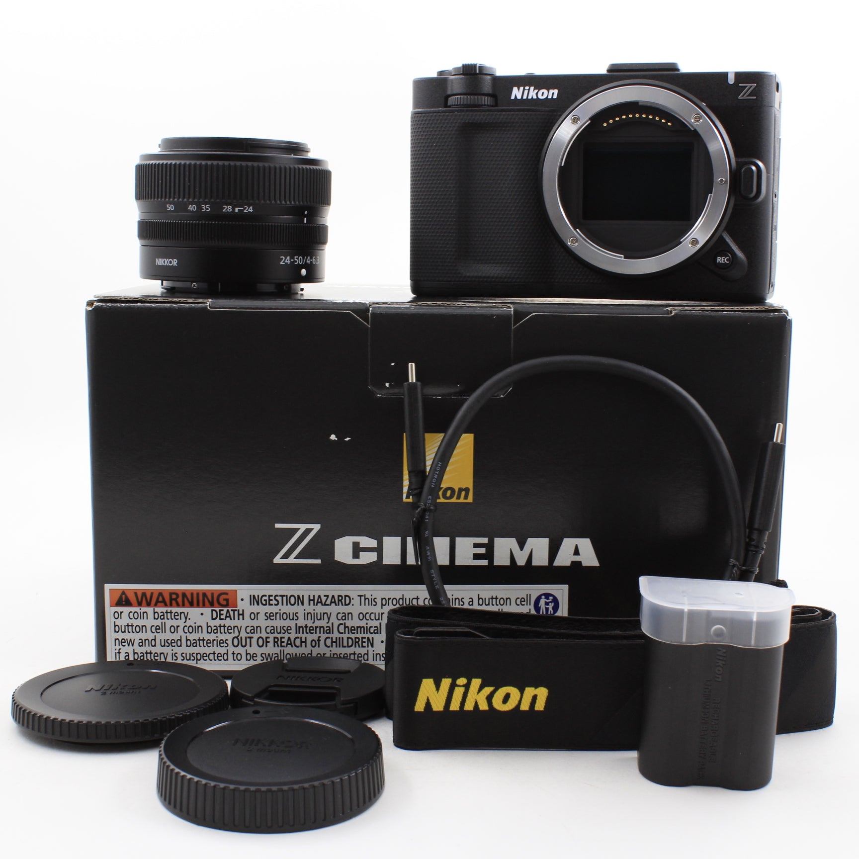 * OPEN BOX EXCELLENT * Nikon ZR 6K Cinema Camera with Z 24-50mm f/4-6.3 Lens Kit