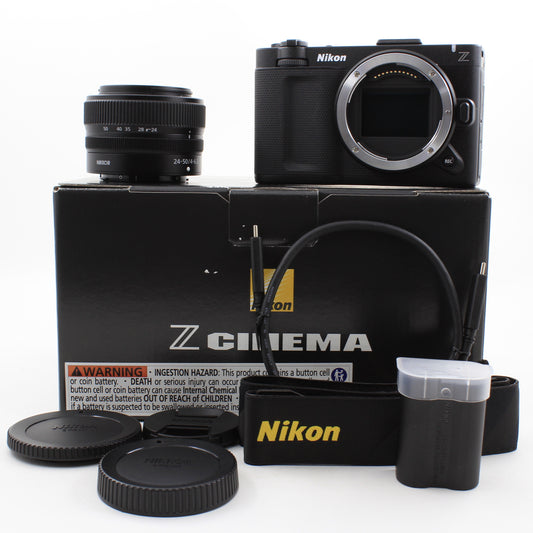 * OPEN BOX EXCELLENT * Nikon ZR 6K Cinema Camera with Z 24-50mm f/4-6.3 Lens Kit