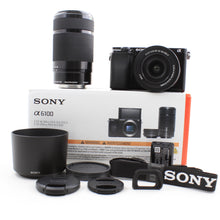 * OPEN BOX FAIR * Sony a6100 Mirrorless Camera with PZ 16-50mm II and  55-210mm Lenses