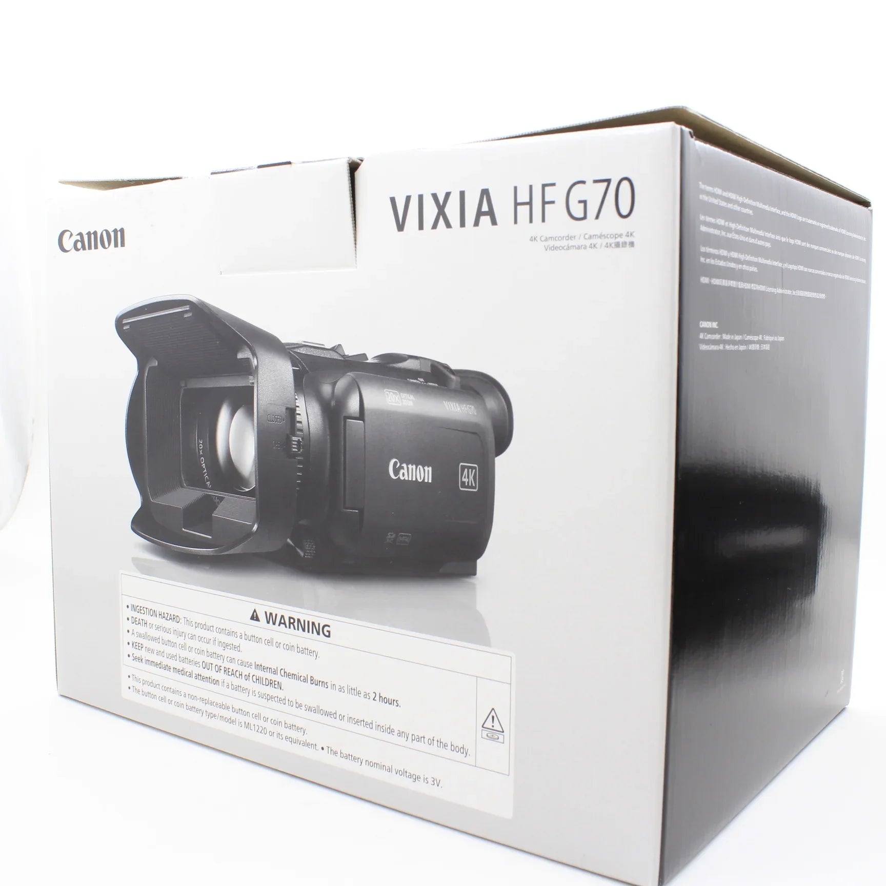 * OPEN BOX GOOD * Canon Vixia HF G70 UHD 4K Camcorder at PROCAM | procam.com