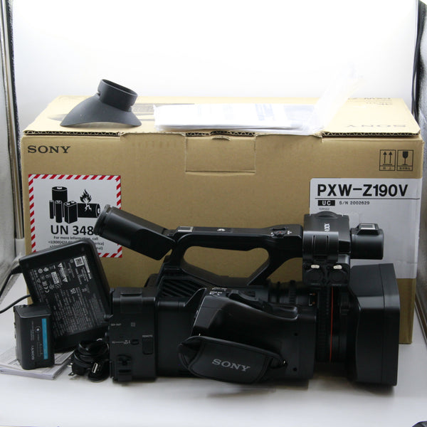 *** OPEN BOX EXCELLENT *** Sony PXW-Z190 4K 3-CMOS 1/3'' Sensor XDCAM Camcorder