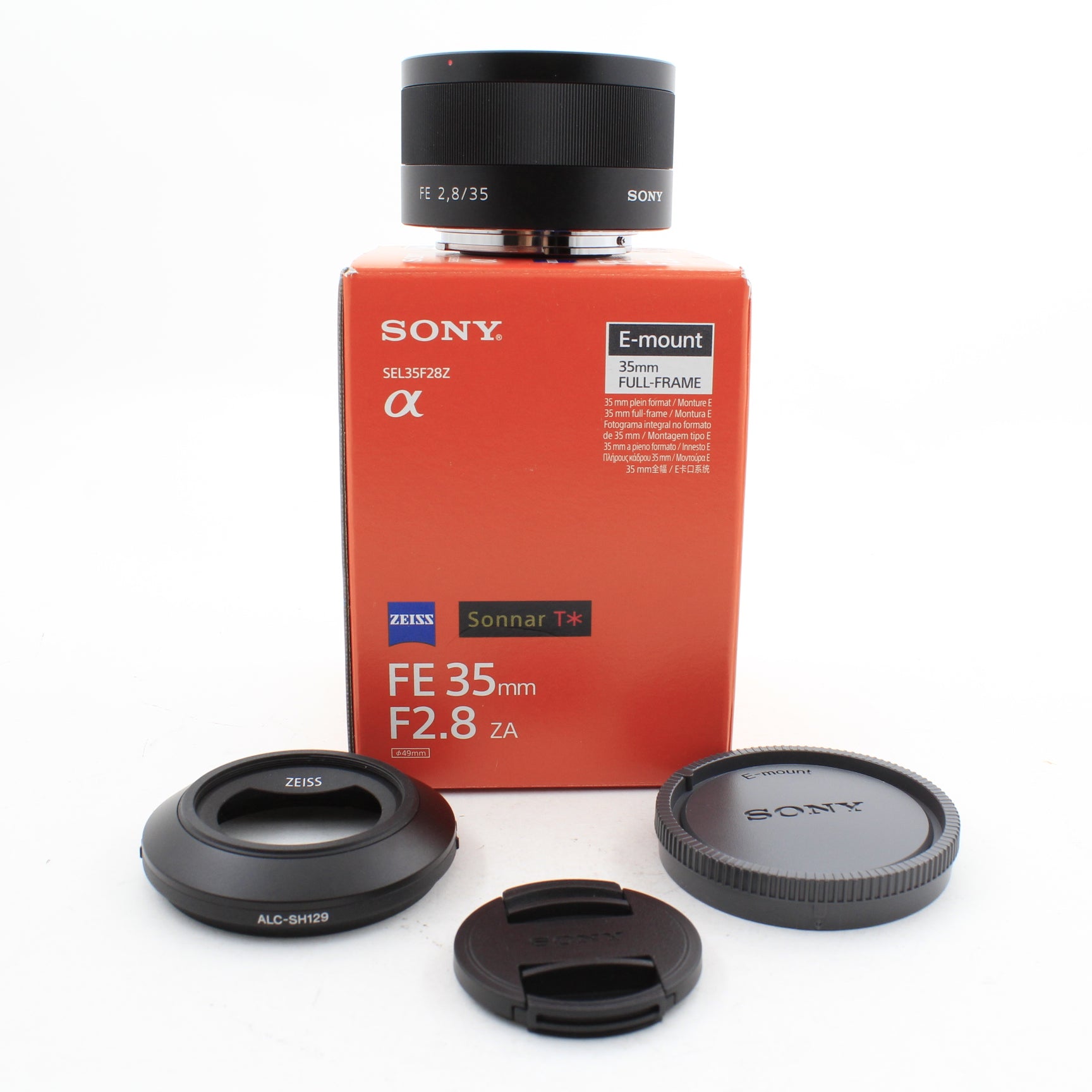 * OPEN BOX EXCELLENT * Sony FE 35mm f/2.8 Sonnar T* ZA Lens
