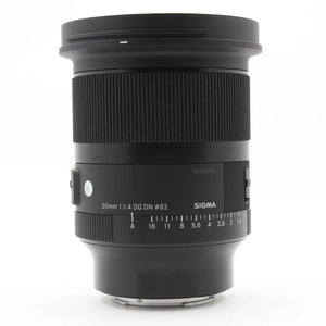 * OPEN BOX GOOD * Sigma 20mm f/1.4 DG DN Art Lens for Sony E at PROCAM | procam.com