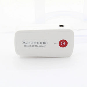* OPEN BOX EXCELLENT * Saramonic Blink 500 B1 Digital Camera-Mount Wireless Omni Lavalier Microphone System (2.4 GHz, Snow White) at PROCAM | procam.com