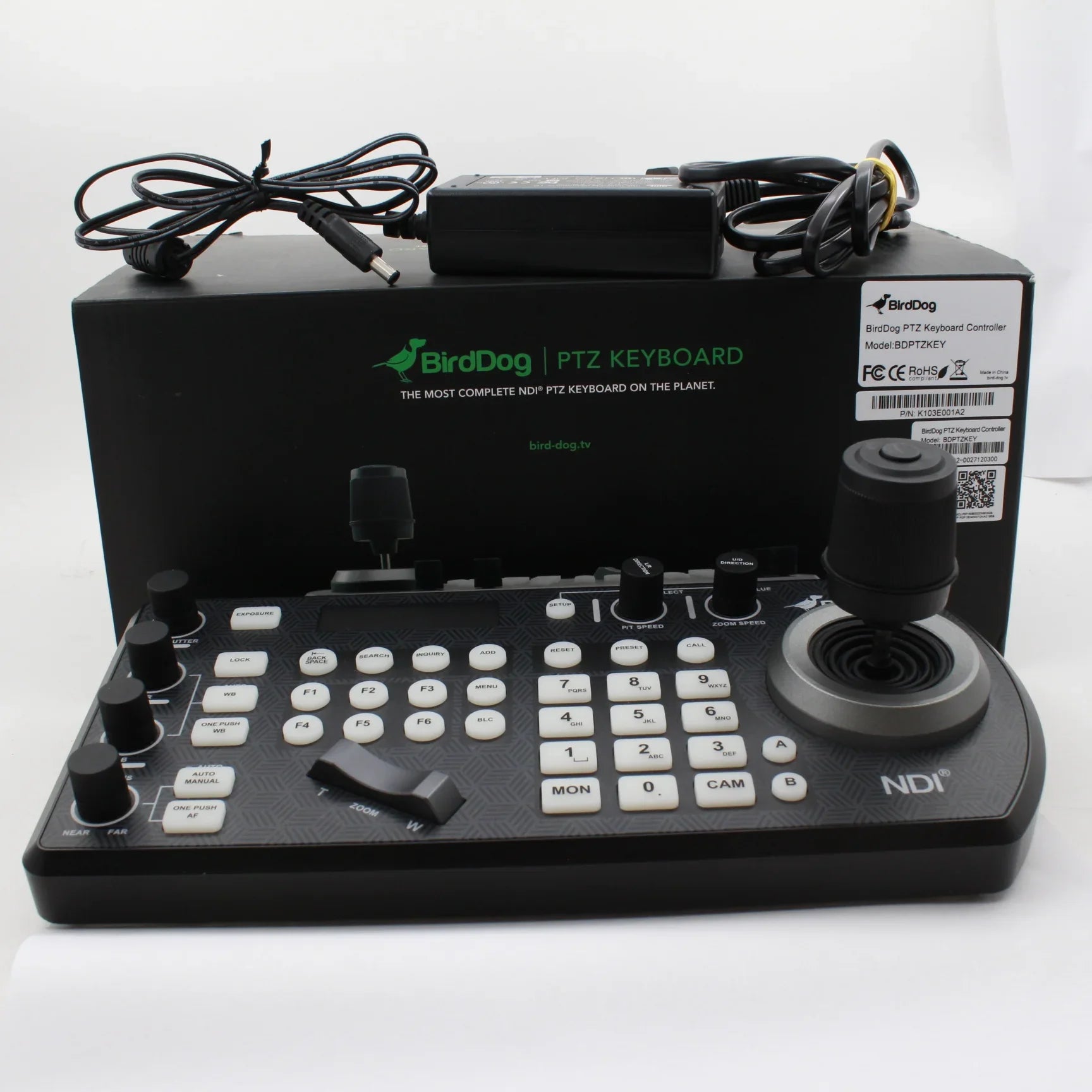 * OPEN BOX GOOD * BirdDog PTZ Keyboard at PROCAM | procam.com