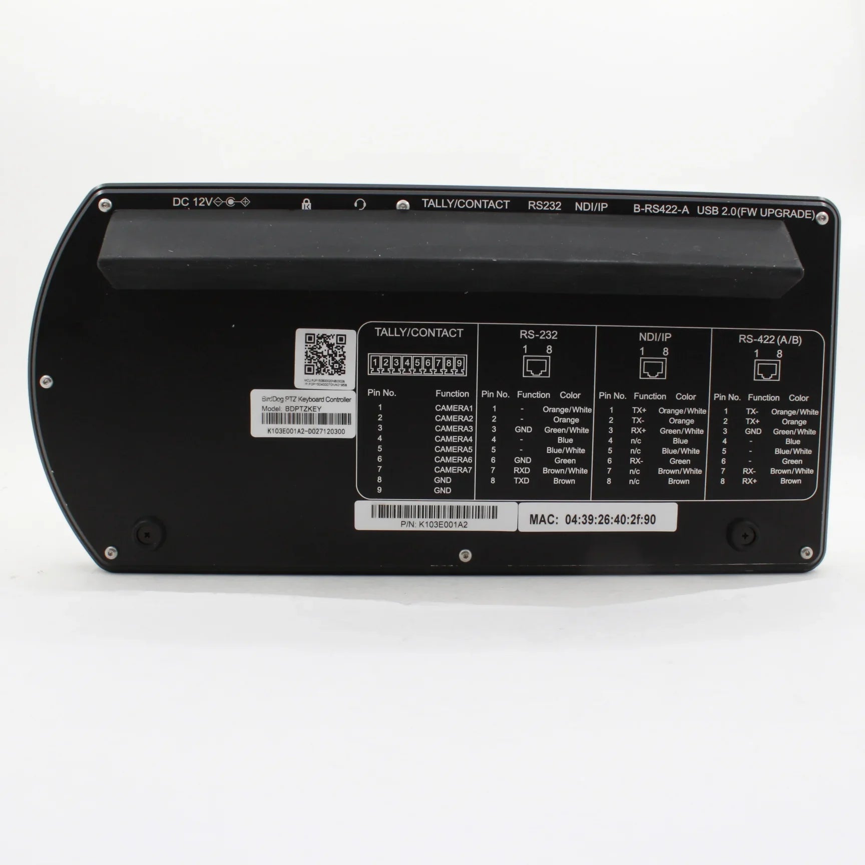 * OPEN BOX GOOD * BirdDog PTZ Keyboard at PROCAM | procam.com