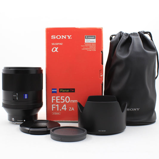 * OPEN BOX EXCELLENT * Sony FE 50mm f/1.4 Planar T* ZA Lens
