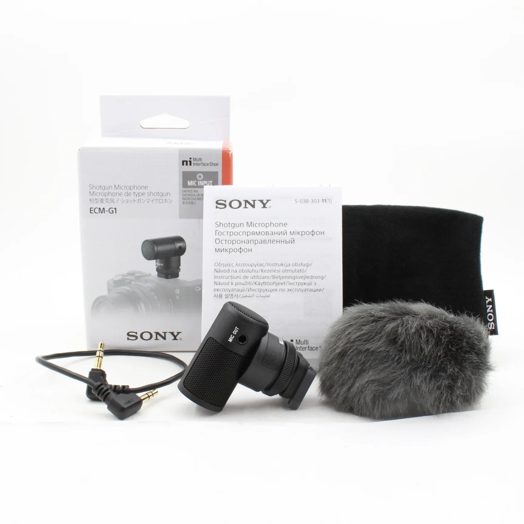 * OPEN BOX GOOD * Sony ECM-G1 Ultracompact Camera-Mount Vlogger Shotgun Microphone at PROCAM | procam.com