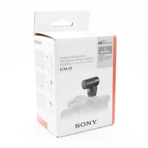 * OPEN BOX GOOD * Sony ECM-G1 Ultracompact Camera-Mount Vlogger Shotgun Microphone at PROCAM | procam.com