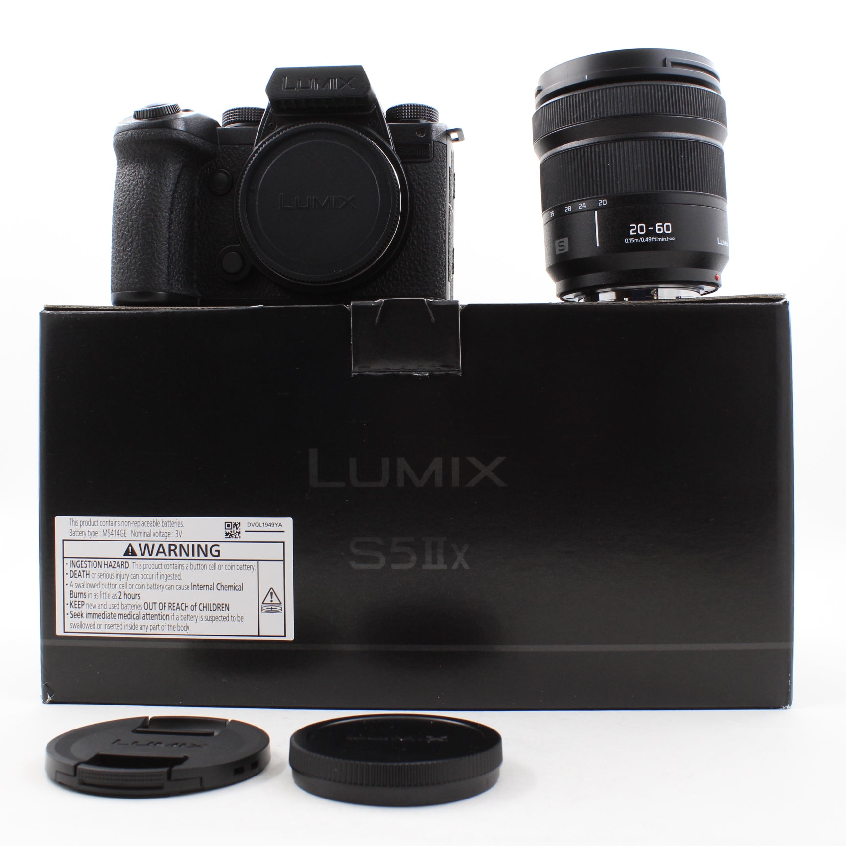* OPEN BOX EXCELLENT * Panasonic Lumix S5 IIX Mirrorless Camera with S 20-60mm f/3.5-5.6 Lens