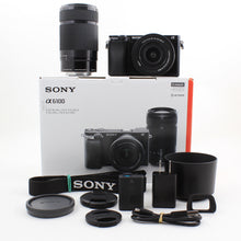 * OPEN BOX EXCELLENT * Sony a6100 Mirrorless Camera with PZ 16-50mm II and  55-210mm Lenses