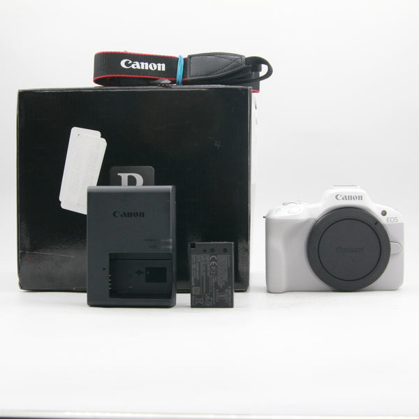 *** OPENBOX EXCELLENT *** Canon EOS R50 Mirrorless Camera with RF-S 18-45mm f/4.5-6.3 IS STM Lens (White)