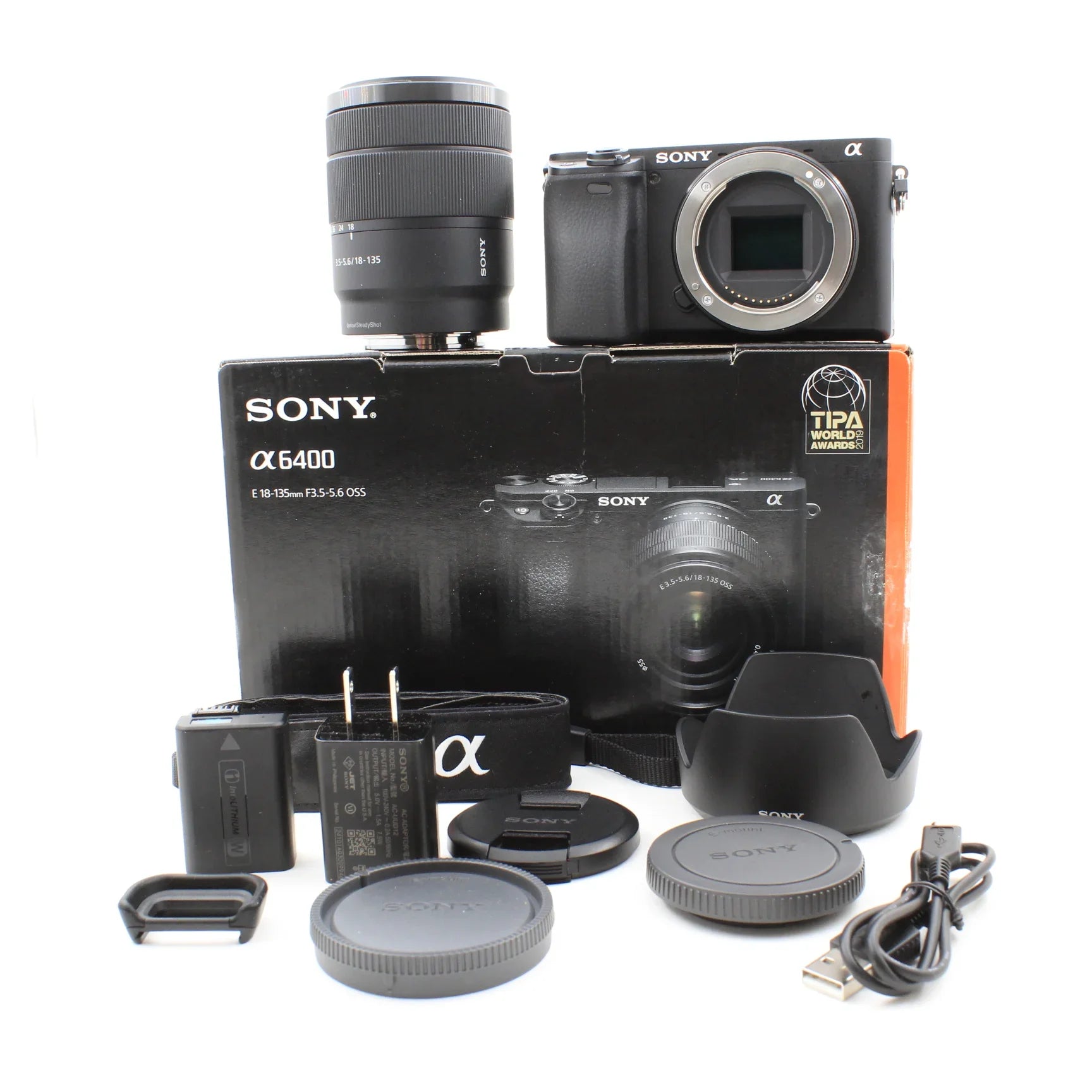 * OPEN BOX GOOD * Sony a6400 Mirrorless Digital Camera with E 18-135mm f/3.5-5.6 OSS Lens at PROCAM | procam.com