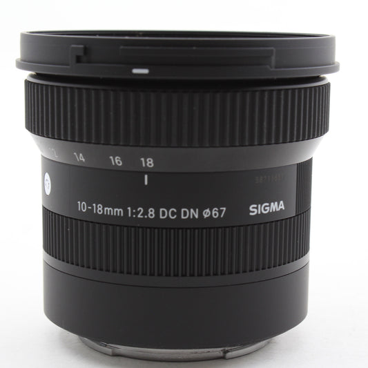 * OPEN BOX EXCELLENT * Sigma 10-18mm f/2.8 DC DN Contemporary Lens for Sony E