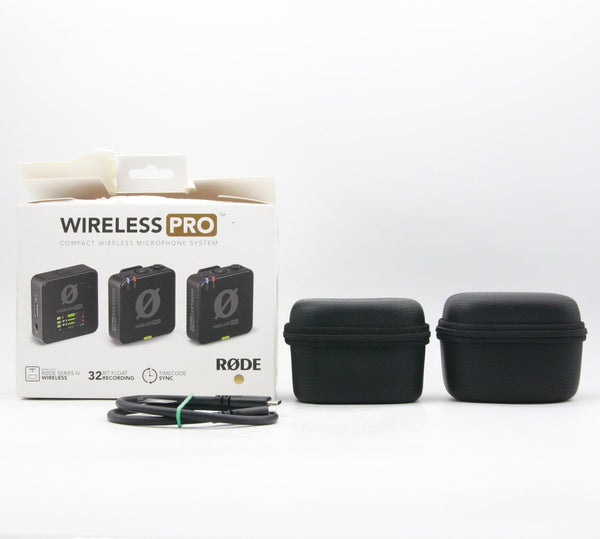 *** OPEN BOX GOOD *** RODE Wireless PRO 2-Person Clip-On Wireless Microphone System/Recorder with Lavaliers (2.4 GHz)