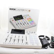 * OPEN BOX EXCELLENT * RODE RODECaster Pro II Integrated Audio Production Studio (White)