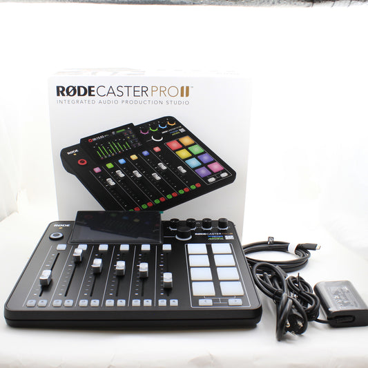 * OPEN BOX EXCELLENT * RODE RODECaster Pro II Integrated Audio Production Studio (Black)