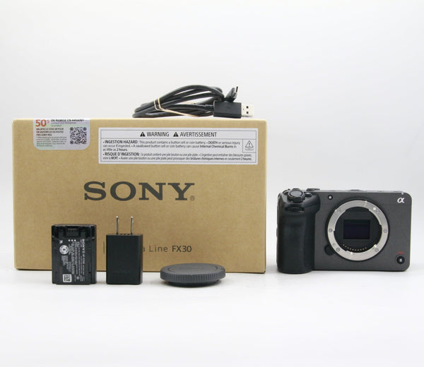 *** OPEN BOX EXCELLENT *** Sony FX30 Digital Cinema Camera (Body Only)