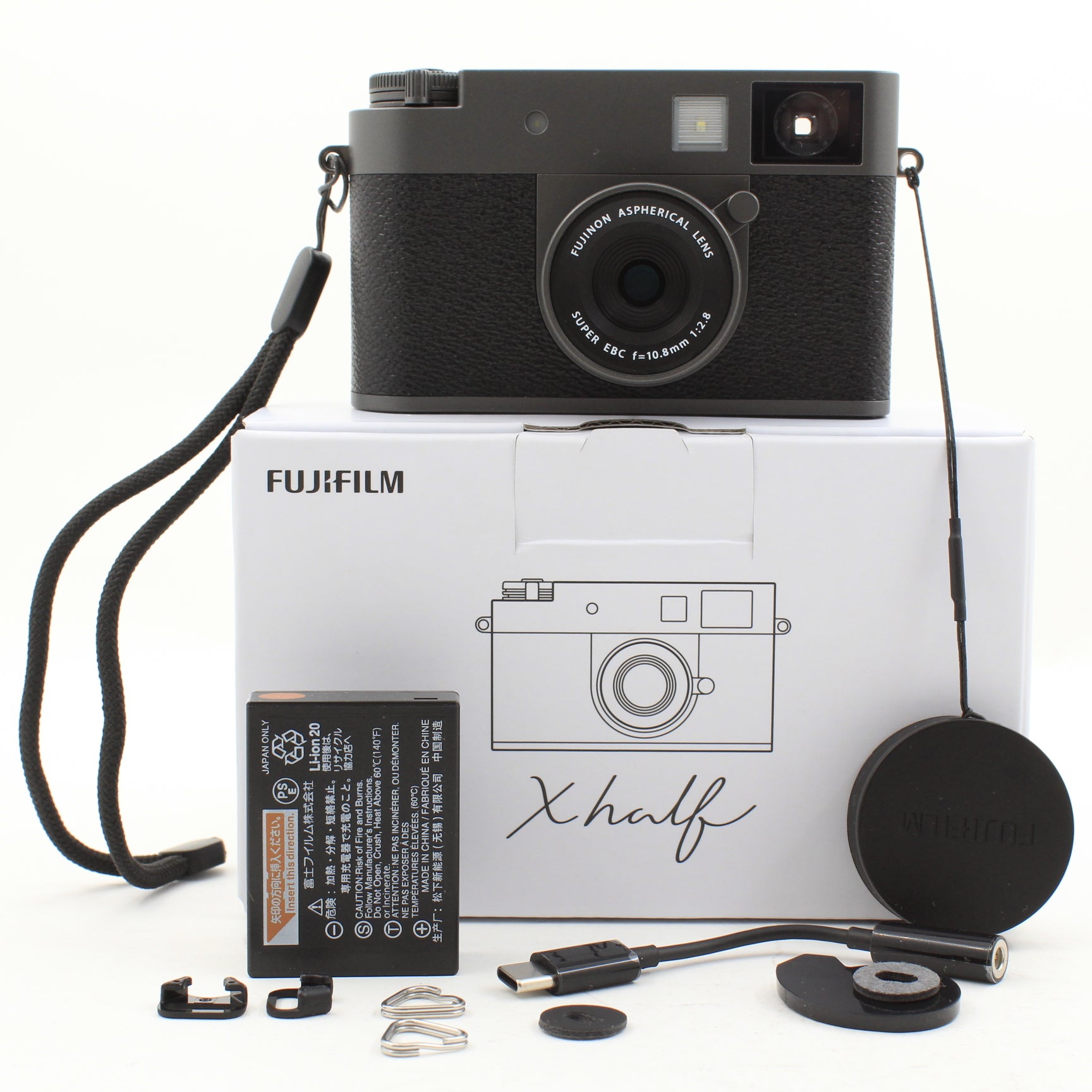 * OPEN BOX GOOD * FUJIFILM X half Digital Camera (Charcoal Silver)
