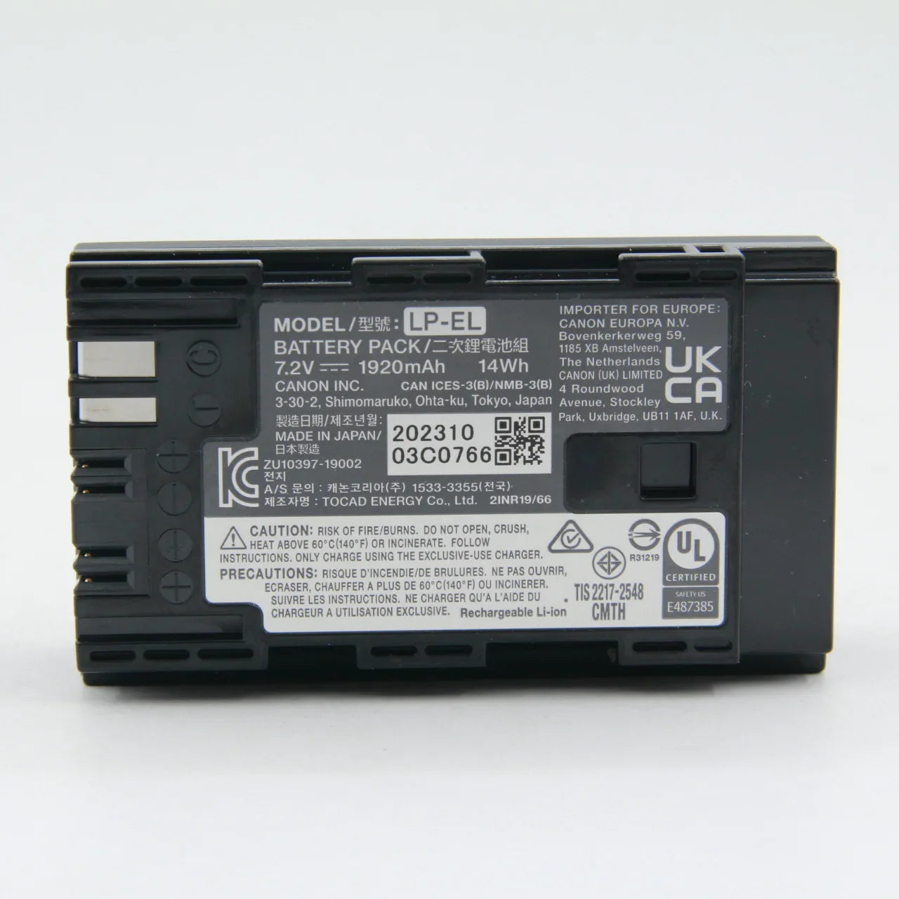 * OPEN BOX GOOD * Canon LP-EL Lithium-Ion Battery Pack for Speedlite EL-1 at PROCAM | procam.com